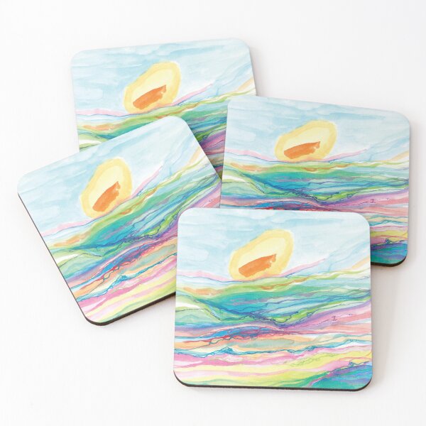 Item preview, Sunset mountains designed and sold by kreativnastudio.
