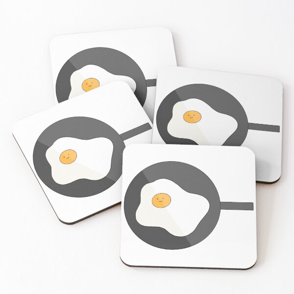 Item preview, Cute Cartoon Fried Egg in Pan designed and sold by sliu2498.