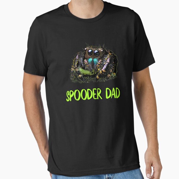 Item preview, Spooder Dad Cute Jumping Spider designed and sold by Zurickdesigns.