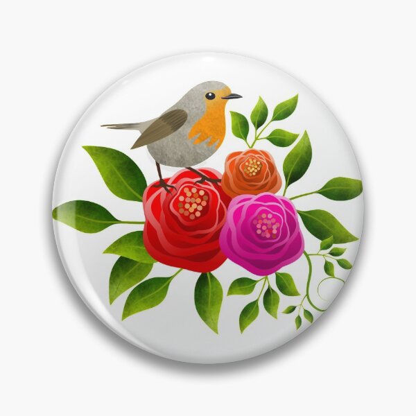 Item preview, flores y pájaro designed and sold by Robert-Store.