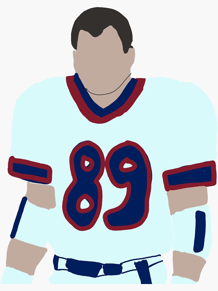 Steve Tasker buffalo bills ' Sticker for Sale by mkwirfs1994