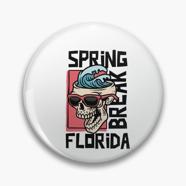 Item preview, Spring Break Florida Skull With Shades designed and sold by davestees506.