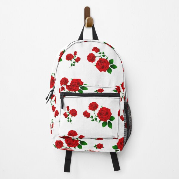 Item preview, Red Roses on white background designed and sold by Ribeiro Design.