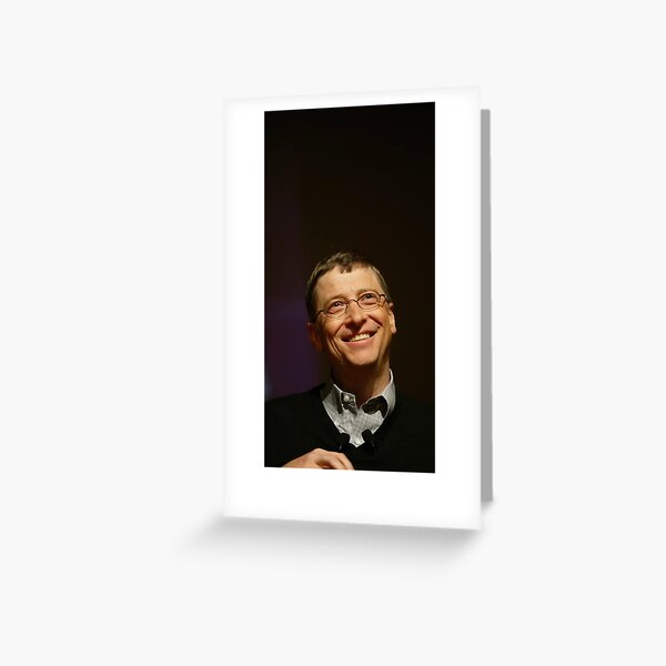 wallpaper Bill Gates   Greeting Card