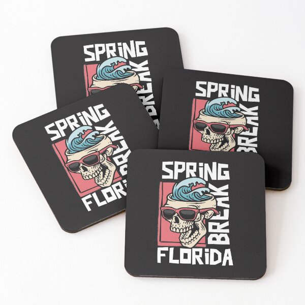 Item preview, Spring Break Florida Skull With Shades designed and sold by davestees506.