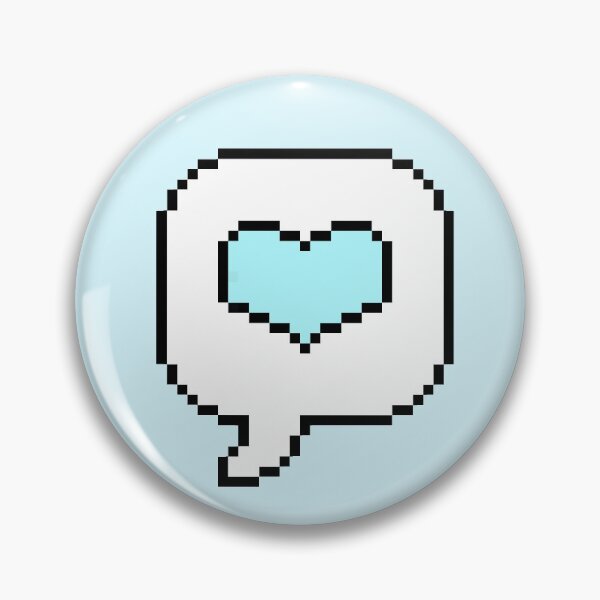 Item preview, Pixel Art Heart Speech Bubble designed and sold by Valentine145.