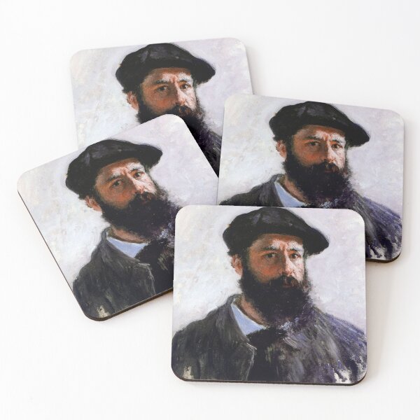 Item preview, Self-Portrait with a Beret - Claude Monet (1886) designed and sold by GLZAS88.