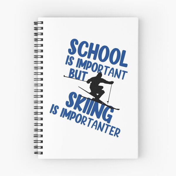 Item preview, School Is Important But Skiing Is Importanter  designed and sold by veerudesigns.
