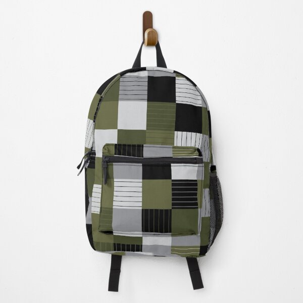 Item preview, Plaid Linear Sage Green, Black, Gray, White Square Design designed and sold by infinitygrafix.
