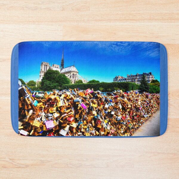 Item preview, Notre Dame Cathedral Love Locks Bridge Paris designed and sold by Paul Thompson Photography.