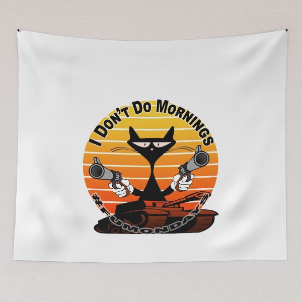 Item preview, I Don't Do Mornings designed and sold by A-T-H.