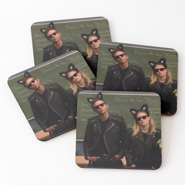 Item preview, Jeff and Britta- Cool Cats designed and sold by NicheGarbage.