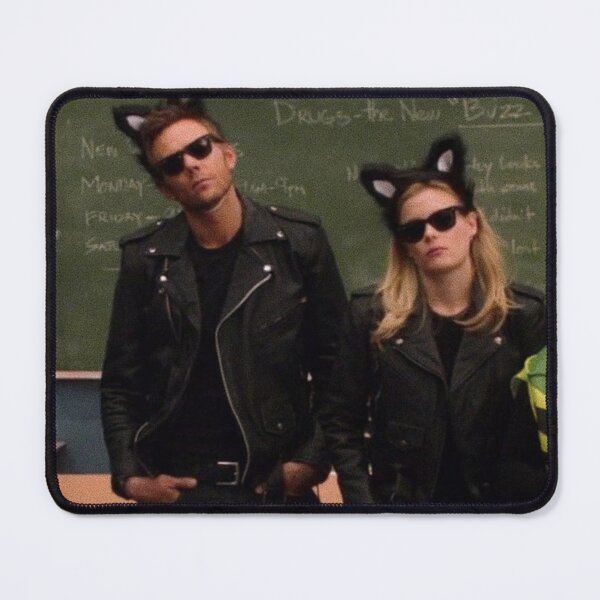 Item preview, Jeff and Britta- Cool Cats designed and sold by NicheGarbage.