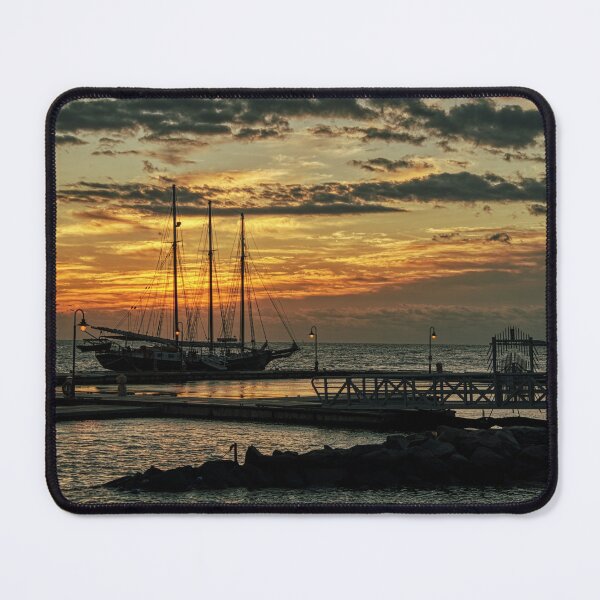 Item preview, Tallship Alliance Docked at Sunrise designed and sold by ShorelineImages.