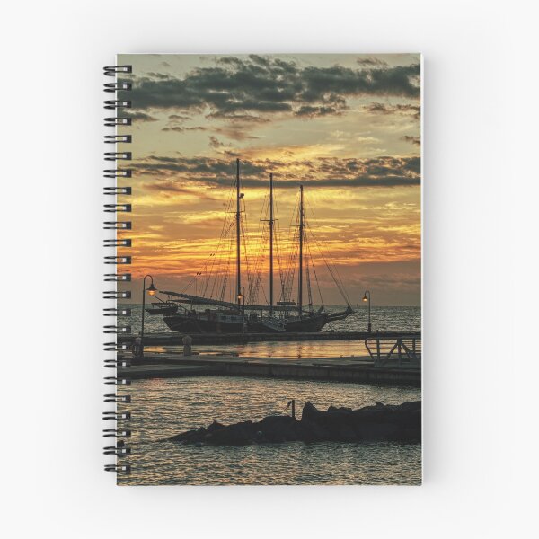 Item preview, Tallship Alliance Docked at Sunrise designed and sold by ShorelineImages.