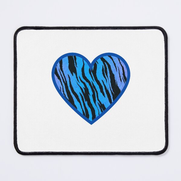 Item preview, Blue Animal Print Heart designed and sold by OByD.