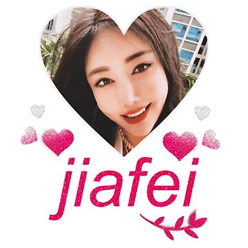 Jiafei Heart Product Sticker for Sale by KweenFlop