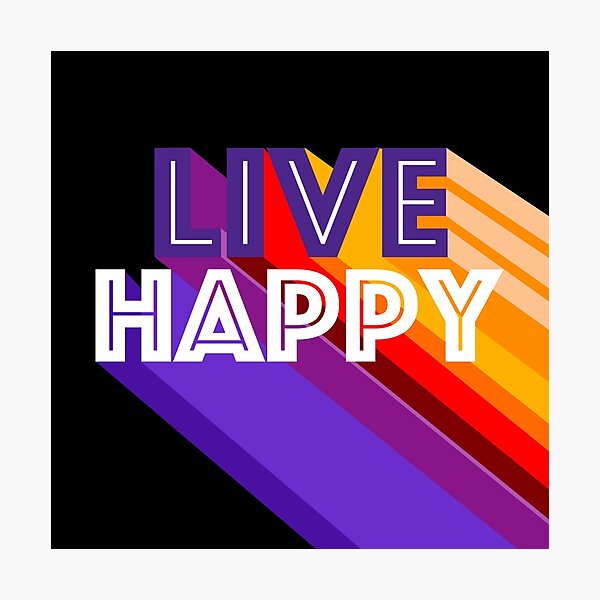 Item preview, Live Happy designed and sold by iconymous.