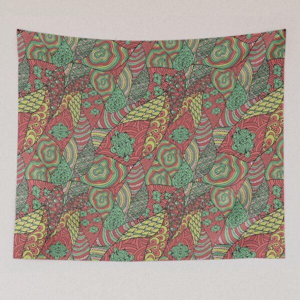 Item preview, 60s hippie abstract print designed and sold by Argunika.