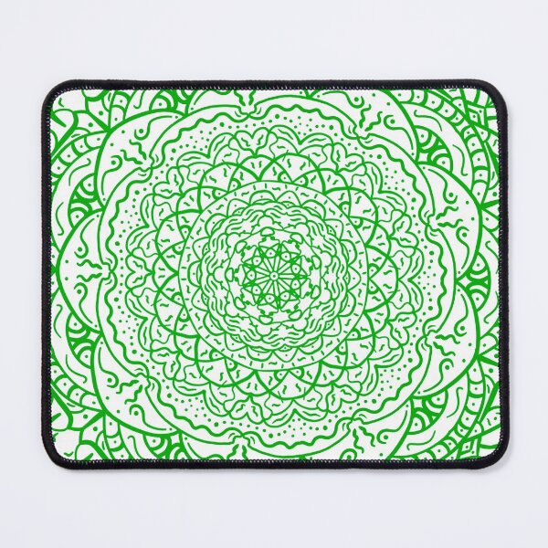 Item preview, Green Vibrant Mandala designed and sold by Carbonbubble.