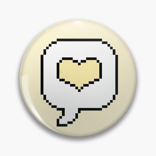 Item preview, Pixel Art Heart Speech Bubble designed and sold by Valentine145.