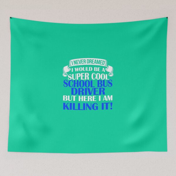 Item preview, A Super Cool School Bus Driver  designed and sold by AlwaysAwesome.