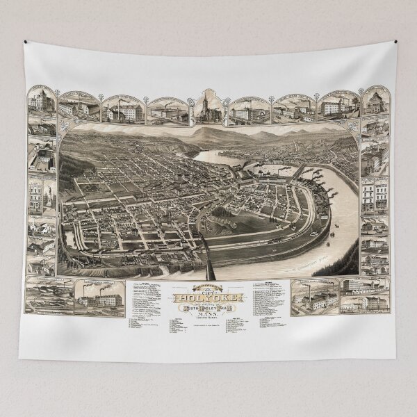 Item preview, Holyoke - Massachusetts - 1881 designed and sold by paulrommer.