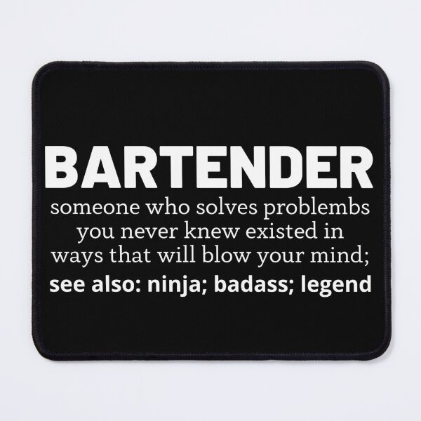 Item preview, bartender designed and sold by T-shirtgallery.