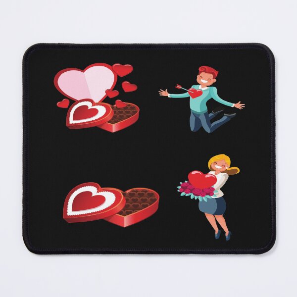 Item preview, Boy and Girl Valentines  Stickers  designed and sold by WowAllinOne.