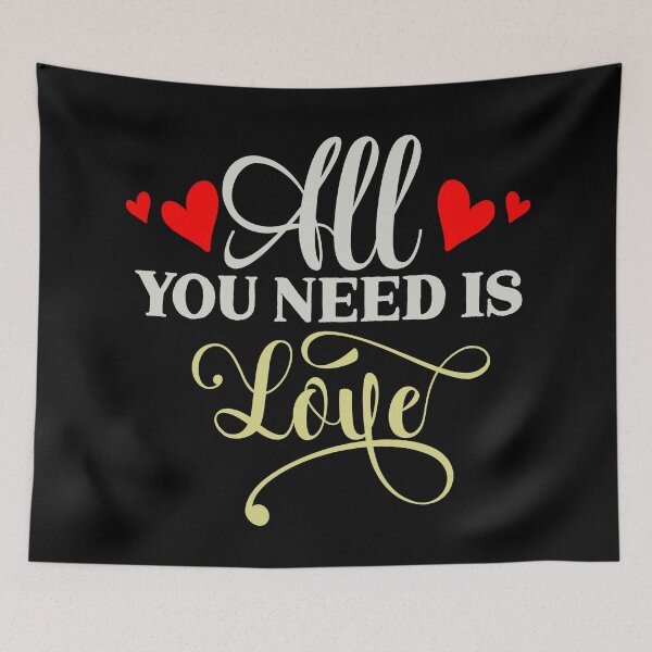 Item preview, All You Need Is Love - Valentine Quotes designed and sold by Delandor.