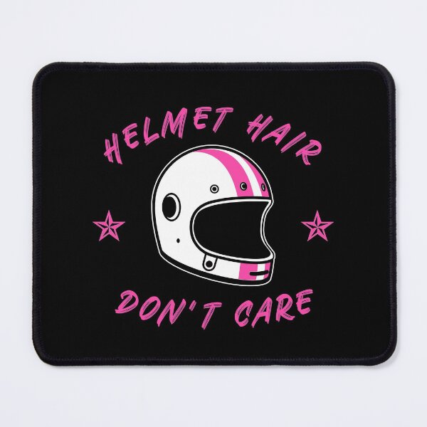 Item preview, Funny Biker Chick Helmet Hair Don't Care Graphic designed and sold by GO SHIRT-TEE.