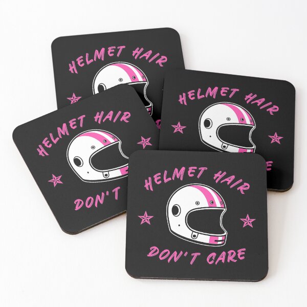 Item preview, Funny Biker Chick Helmet Hair Don't Care Graphic designed and sold by GO SHIRT-TEE.