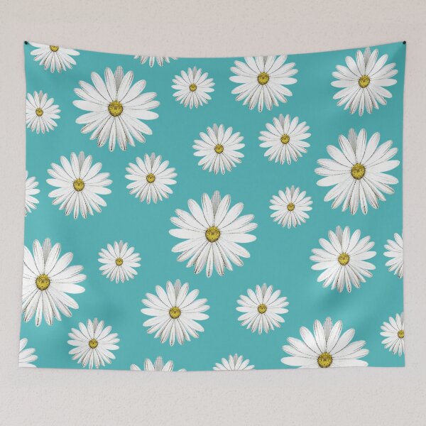 Item preview, Marguerite pattern, beautiful spring fashion, best flower pattern shirts designed and sold by Kirei-Lily.