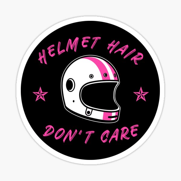 Biker Chick Shirt Motorcycle Helmet Hair Dont Care Pink Biker Chick Shirt Motorcycle Helmet Hair Dont Care Pink