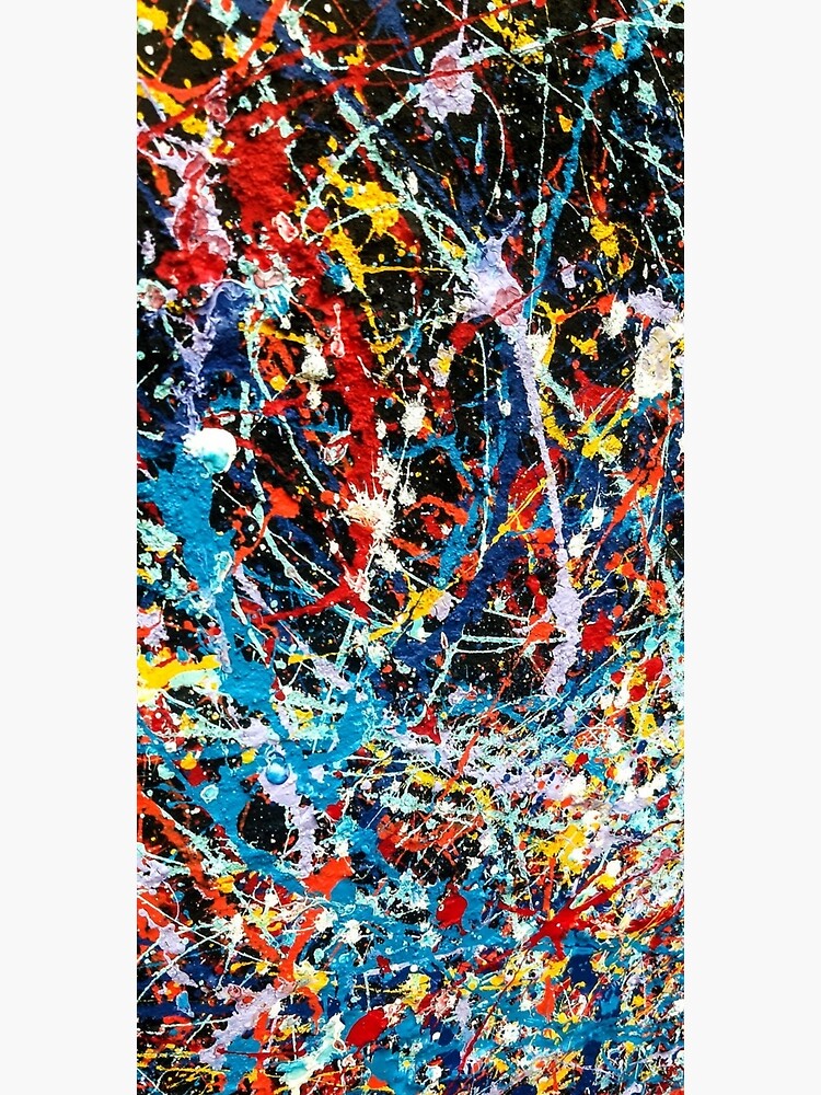 "Art of jackson Pollock convergence, abstract paint of jackson pollock