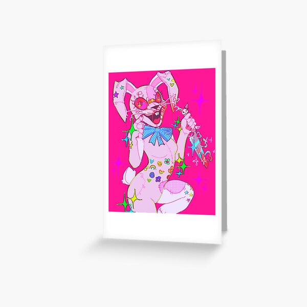 Fnaf Security Breach Vanny Greeting Card By Hallovector Redbubble