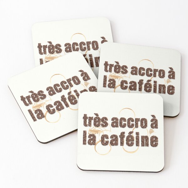 Item preview, accro caféine designed and sold by PopAlien.
