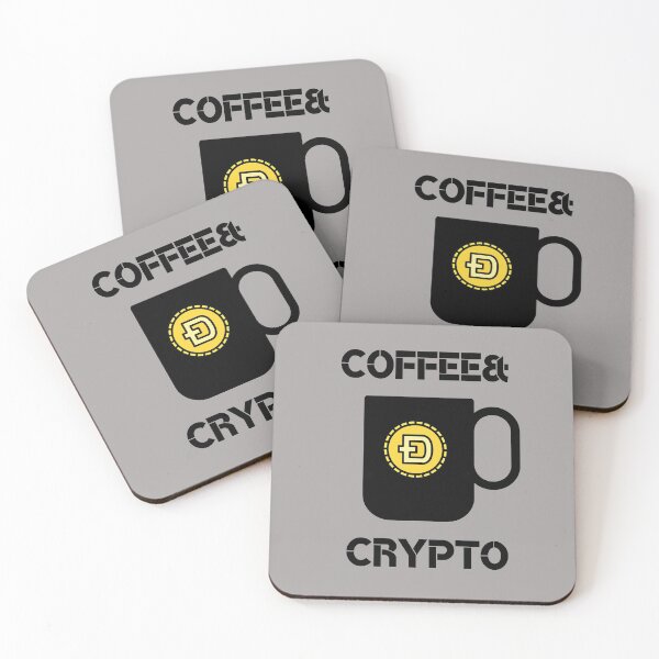 Item preview, I love coffee and crypto designed and sold by BronikowskiART.