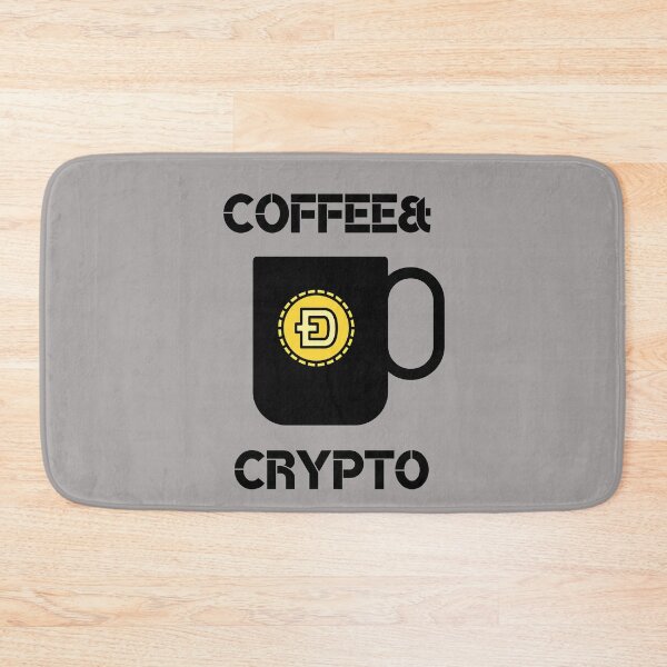 Item preview, I love coffee and crypto designed and sold by BronikowskiART.
