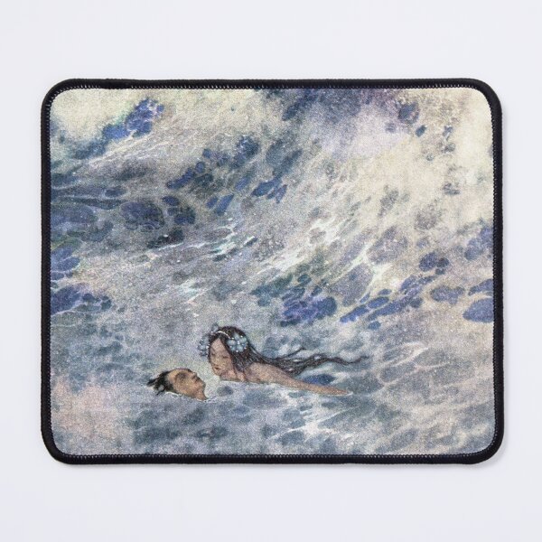 Item preview, The Prince and the Mermaid by Edmund Dulac designed and sold by vintage-art.