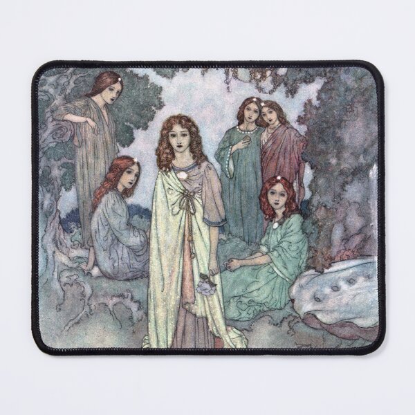 Item preview, The Fairy of the Garden by Edmund Dulac Poster designed and sold by vintage-art.