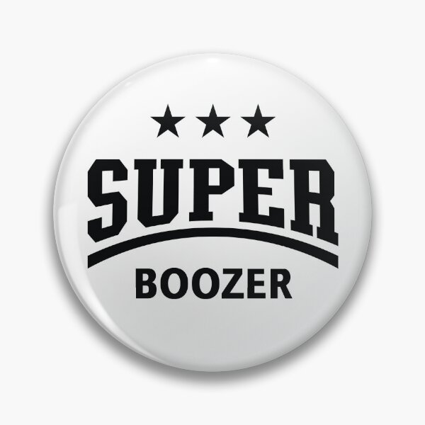 Item preview, Super Boozer (Boozing / Drinking / Alcohol / Black) designed and sold by MrFaulbaum.