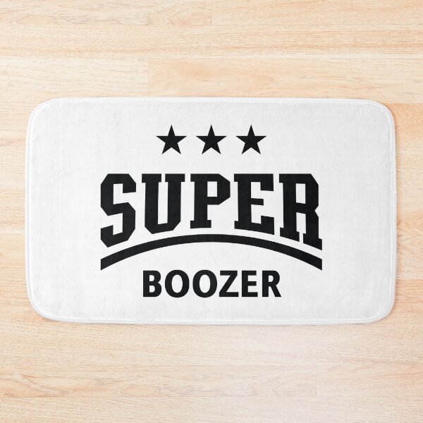 Item preview, Super Boozer (Boozing / Drinking / Alcohol / Black) designed and sold by MrFaulbaum.