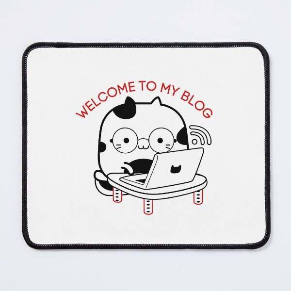 Item preview, Welcome To My Blog - Cat designed and sold by HappyTeesCie Shop.