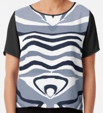 Zebrastreifen Chiffontop