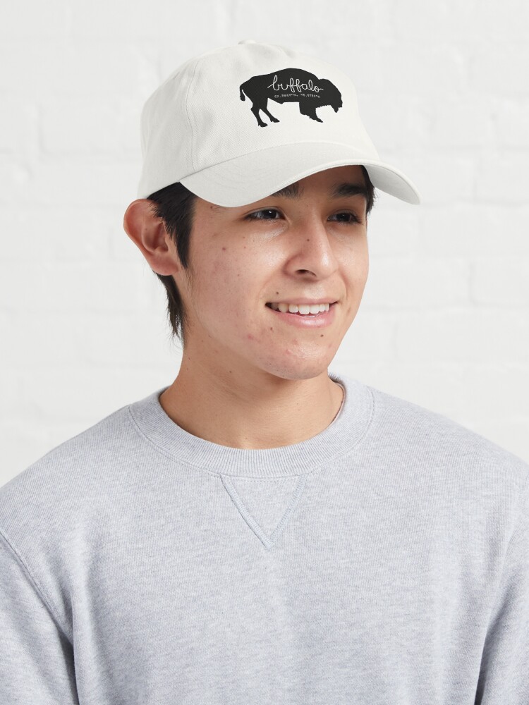 Buffalo White Dad Hat