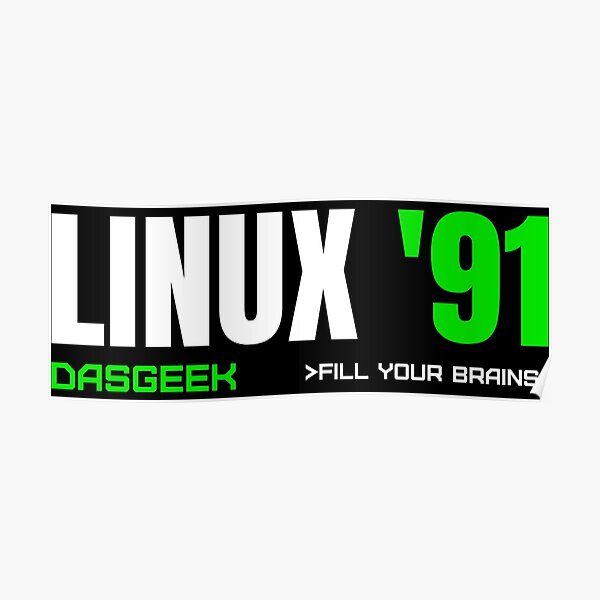Linux '91 - DasGeek Poster