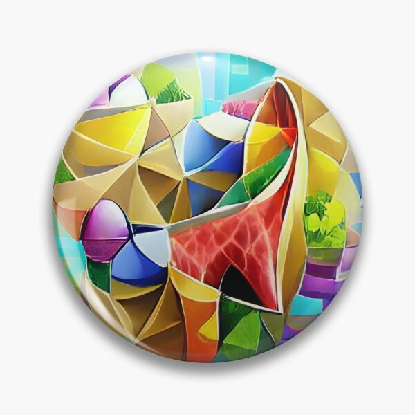 Item preview, Abstract Colorful Geometric Art  designed and sold by shamanicaarts.
