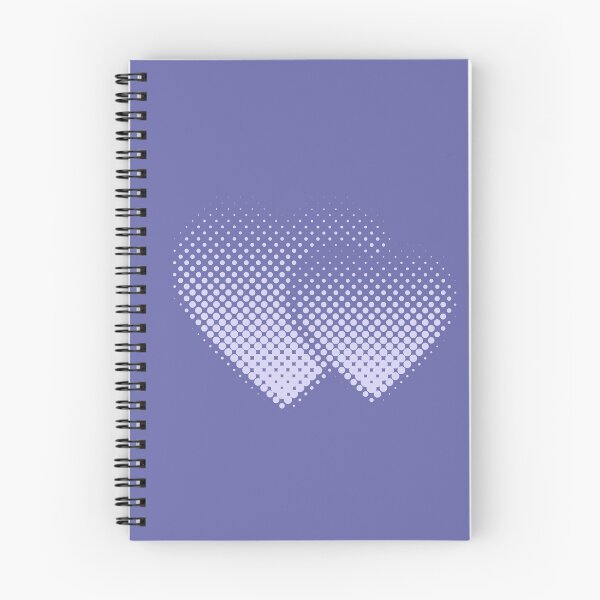 Aperçu de l'œuvre Coeurs de demi-teintes sur la couleur violette créée et vendue par EviCreates.