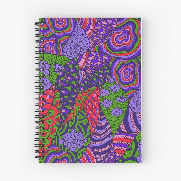 Item preview, 60s hippie abstract print designed and sold by Argunika.